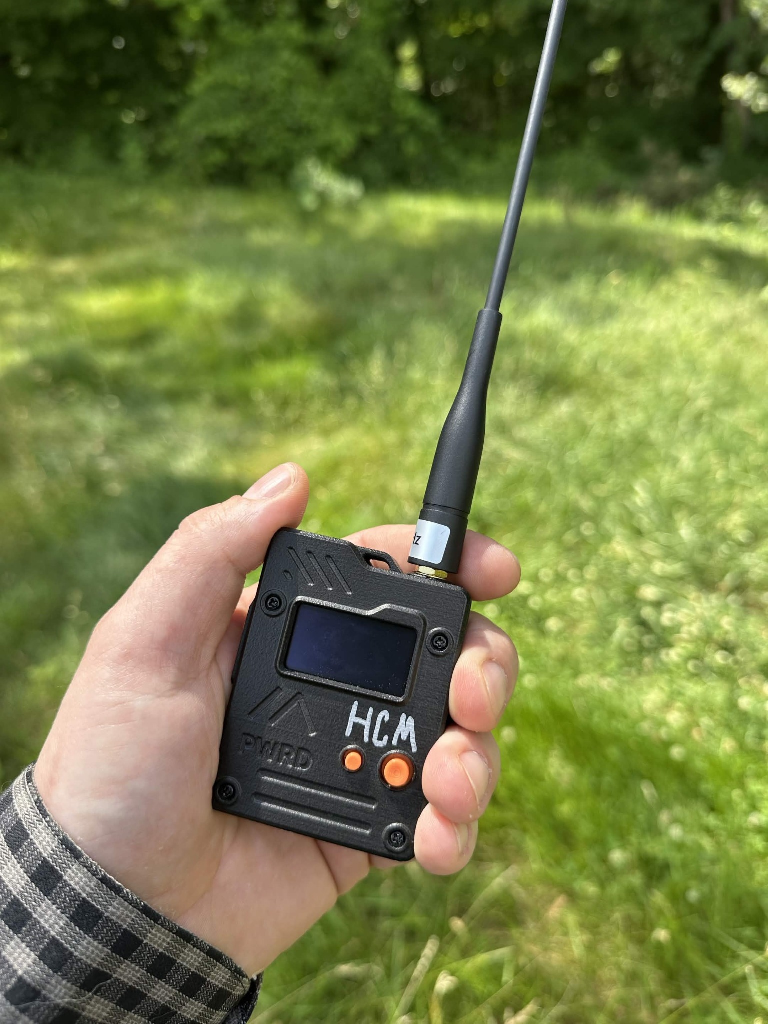 A mesh device used during a casual coverage check